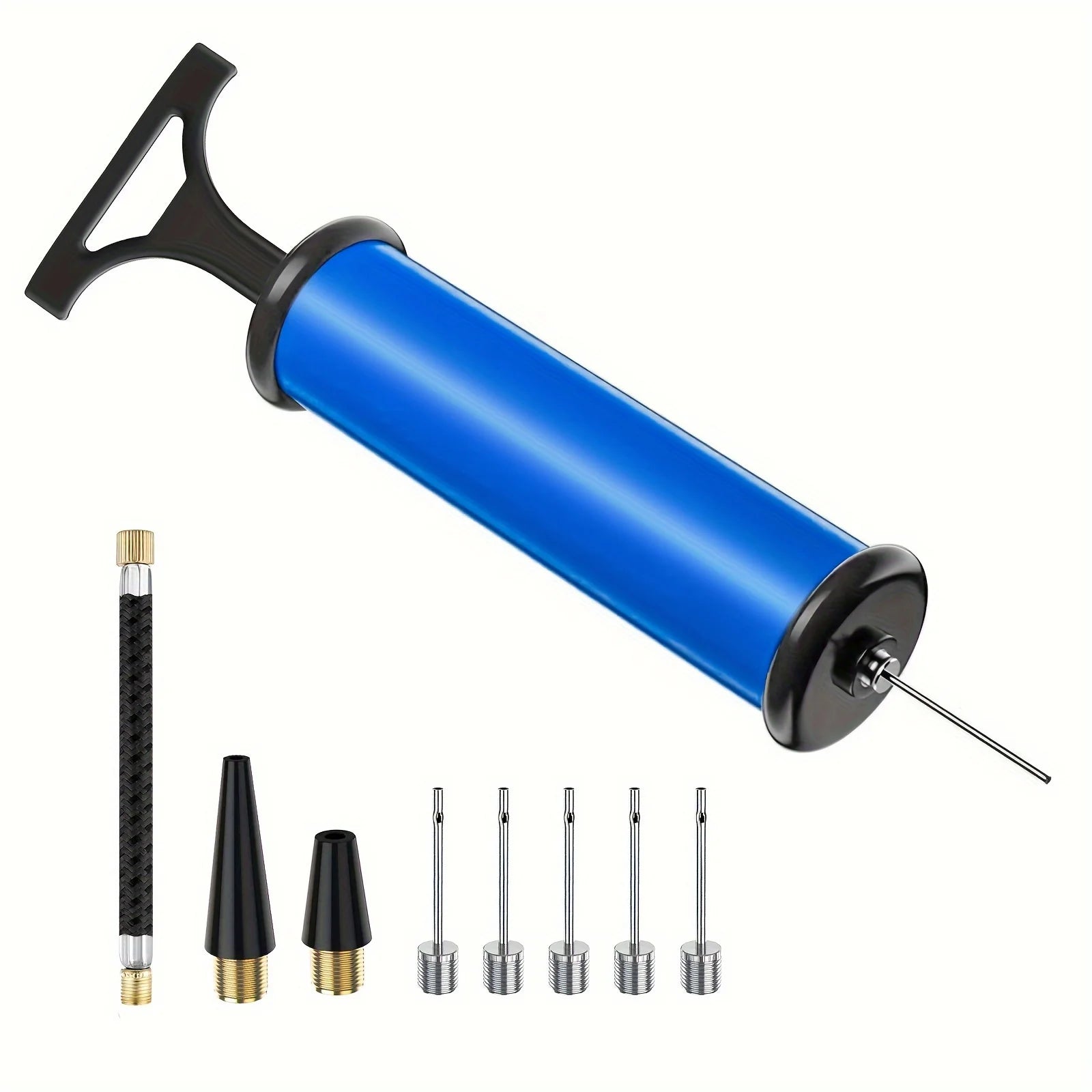1 Pc Portable Multifunctional Ball Pump With Needle And Nozzle