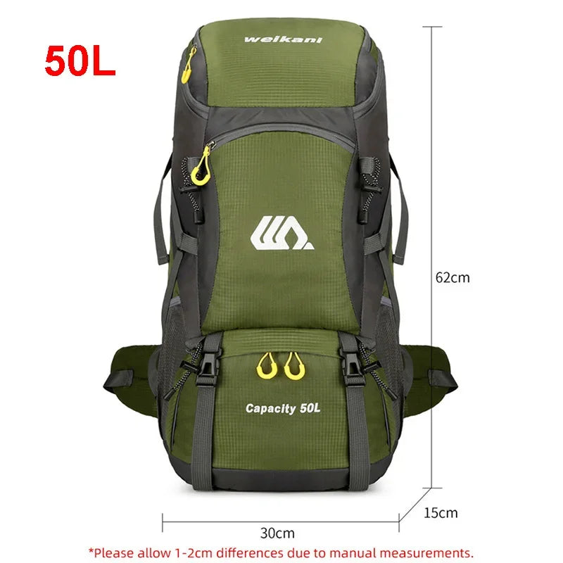 Men's 50L Large Capacity Travel Backpack