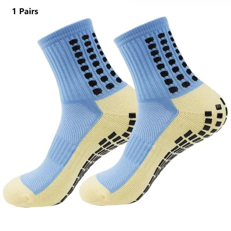 Grip Soccer Socks Anti Slip Non Slip Men's Athletic Socks for Football Basketball Sports, 1/10/12/20 Pair 2025 from China