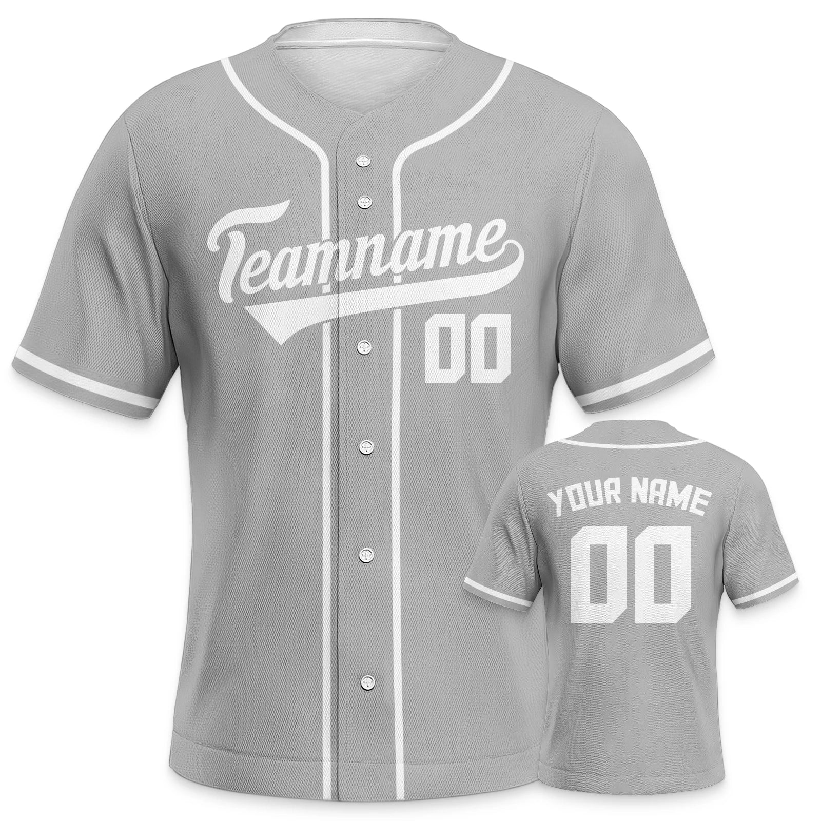 Custom Baseball Jersey for Youth Plain Personalized Baseball Uniform with Printed Team Name, Your Name and Number