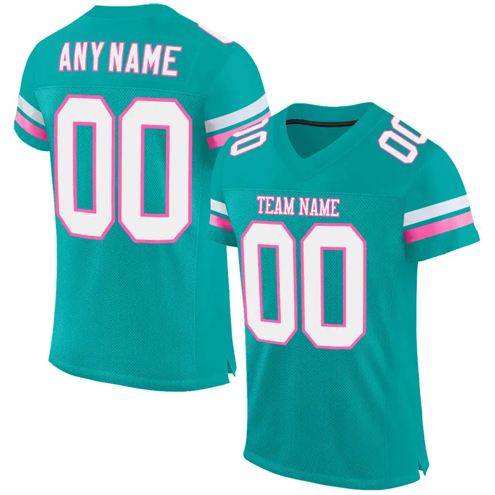 Custom Team Name, Your Name and Number V Neck Soccer Jersey Men