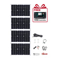 2000W Portable Solar Panel Kit with 4*500W Panels Free 100A Controller Dual USB 5V