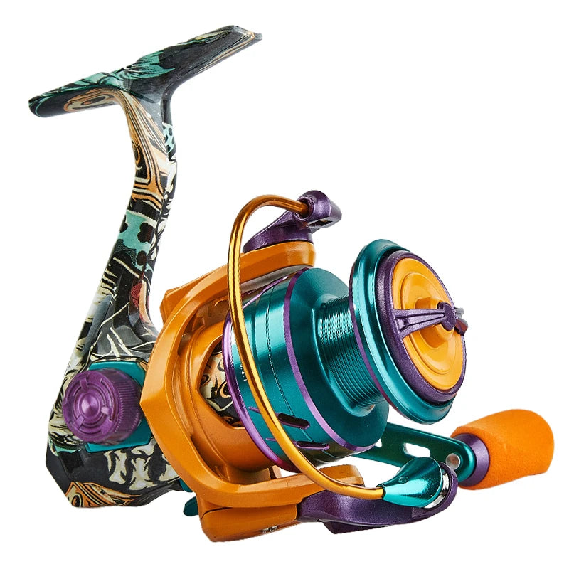 BILLINGS Spinning Fishing Reel 10KG Max Drag with Anti-Reverse 1000-6000 Spinning Reel for Saltwater Freshwater 5.2:1Gear Ratio