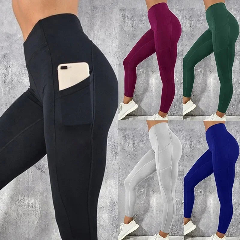 Fitness Women Leggings High Waist Skinny Pants