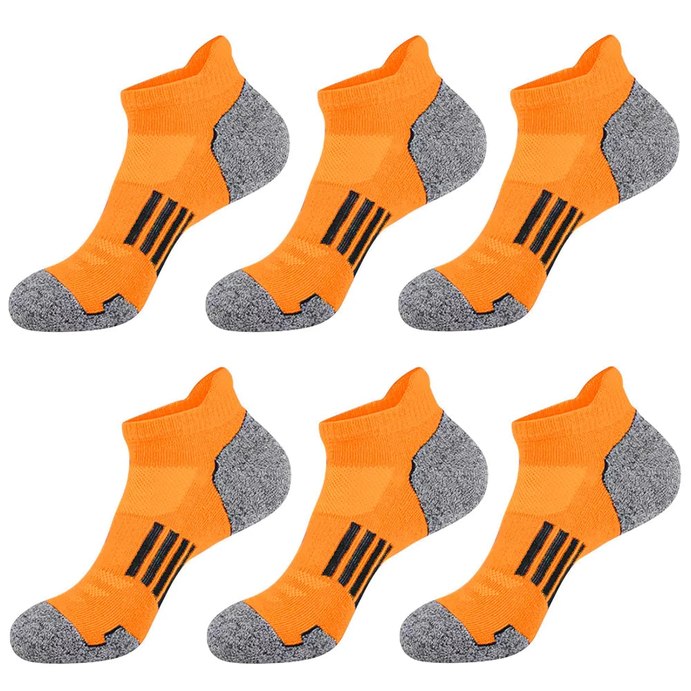 6/12 Pairs Mesh Sweat Absorbing and Breathable Thin Men's Sports Socks Casual Comfortable Non Slip Wear-resistant Men's Socks from China