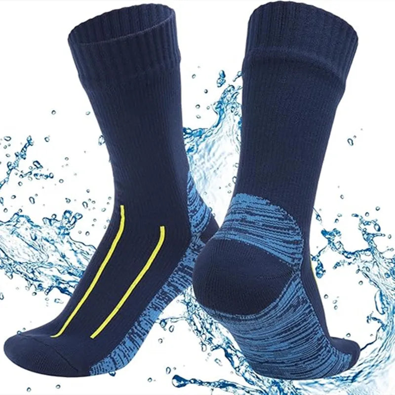 Outdoor Waterproof Socks Three-layer Knitting Unisex Breathable Outdoor Hiking Wading Camping Skiing Waterproof Socks All Season for China