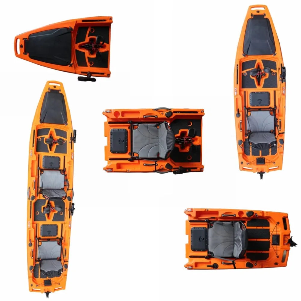 Modular Fishing Fins Pedal 14FT Kayak 3 Sections Detachable (S&H $789.92)