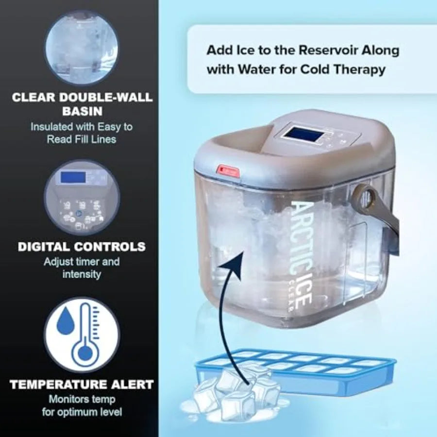 Gen 2 Circulating Cold Water Therapy Ice Machine for Knee, Elbow, Shoulder and Back