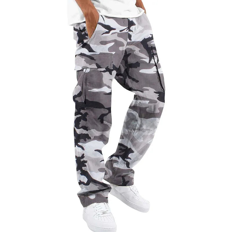 Large Pocket Loose Overalls Men's Outdoor Sports Pants