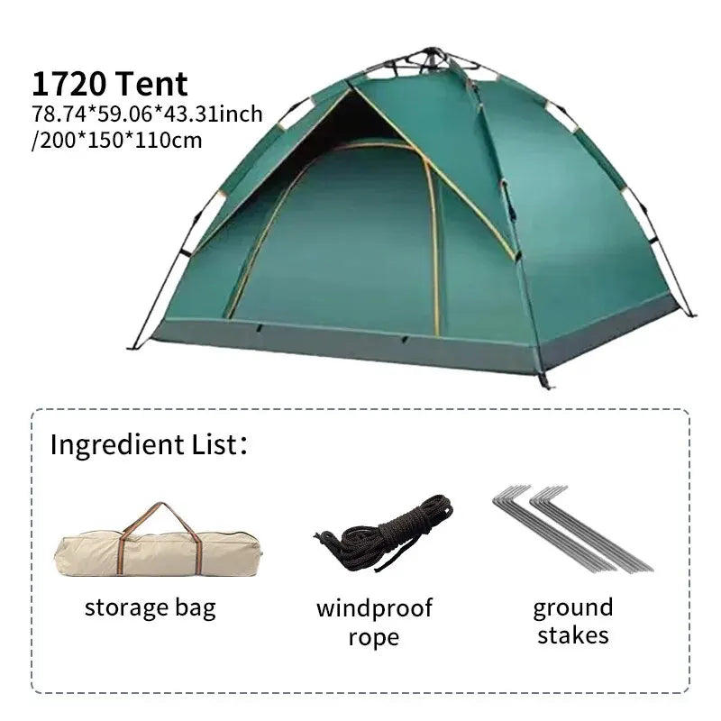 Outdoor Rain Proof Sun Proof Portable Folding Tent Fully Automatic Quick Opening Tent
