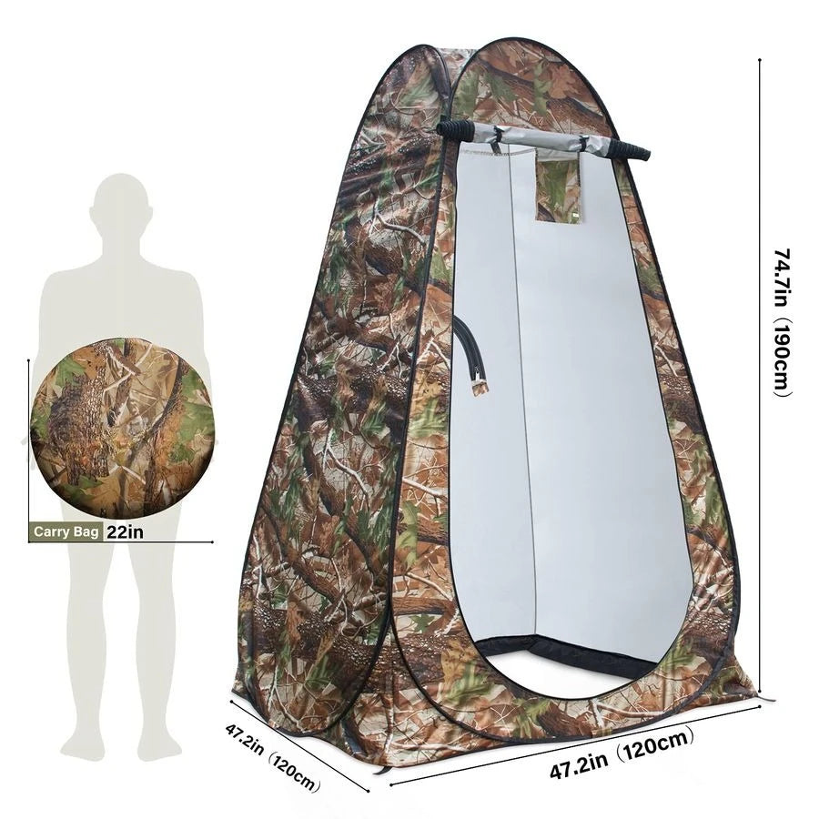 UPF40 Waterproof Portable Pop Up Privacy Shower Tent