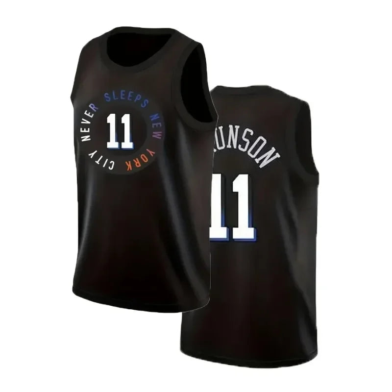 Men's New York Knicks (#11 Jalen Brunson) Basketball Jersey