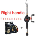 Telescopic 1.8-2.4m Casting Fishing Combo