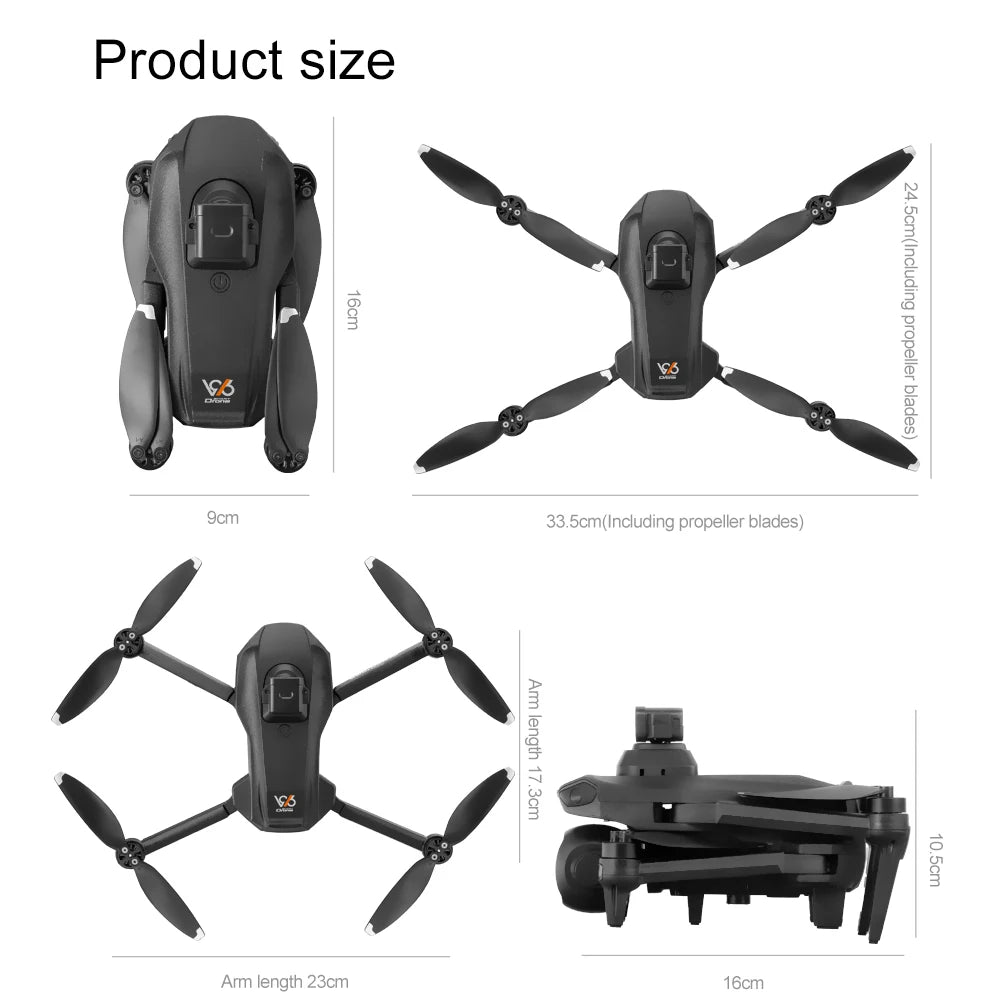 Lenovo V916MAX Drone 8K Dual Camera 5G WIFI FPV Large Screen Remote Control Foldable RC Quadcopter from China