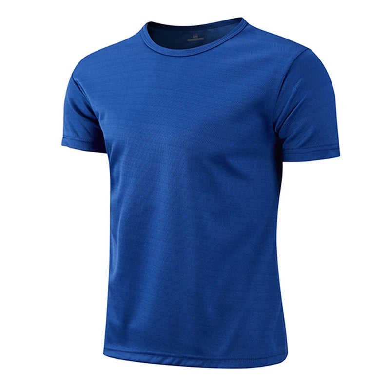 Men's Breathable Multicolor Quick Dry Short Sleeve Sport T-Shirt