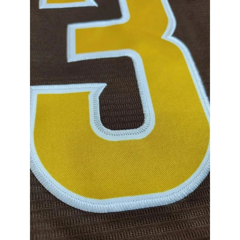 Custom Name And Number Men's Short Sleeve Embroidery San Diego Baseball Jersey