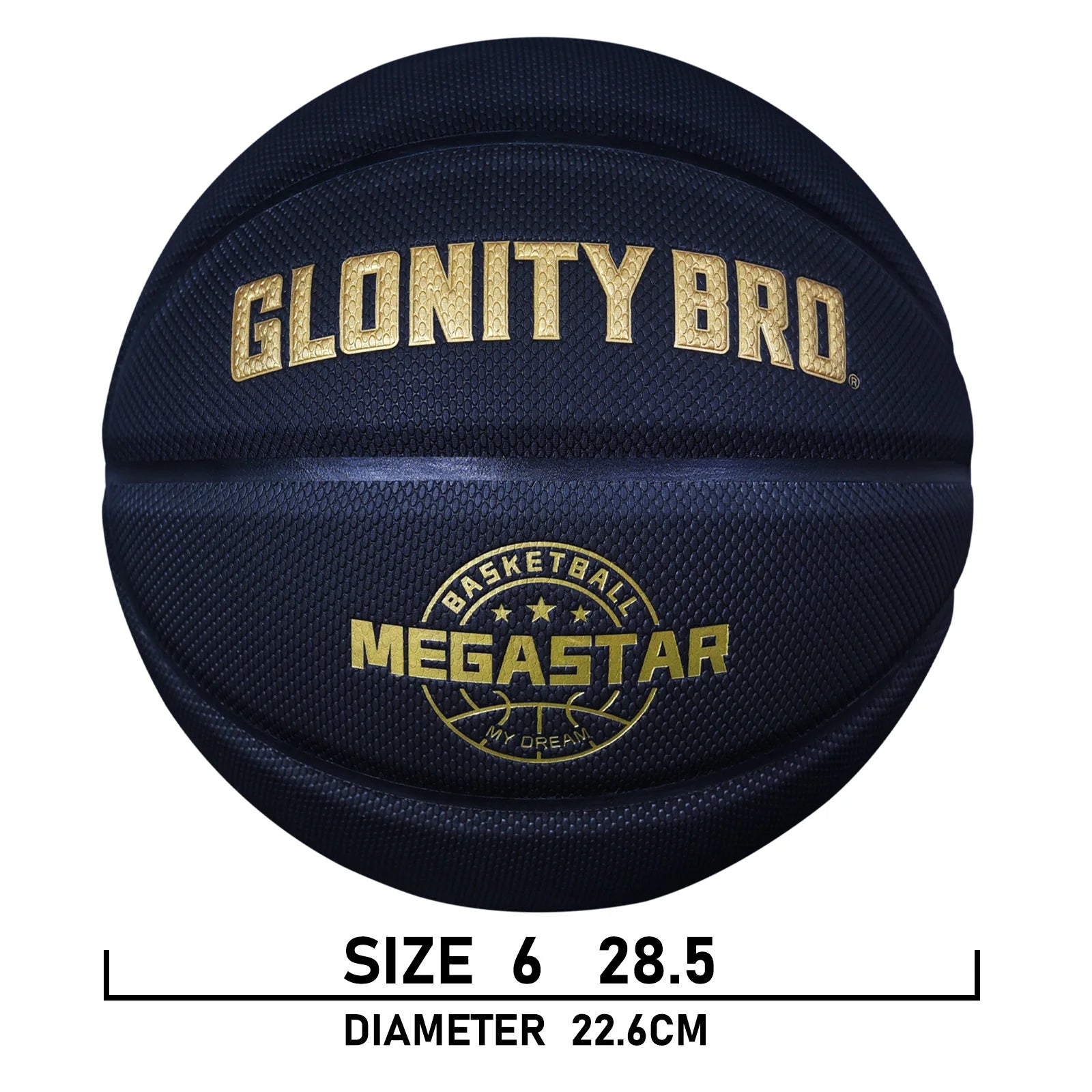 Basketball Non-Slip Standard Size 7/6/5 Soft Wear Resistant PU Leather Outdoor/Indoor