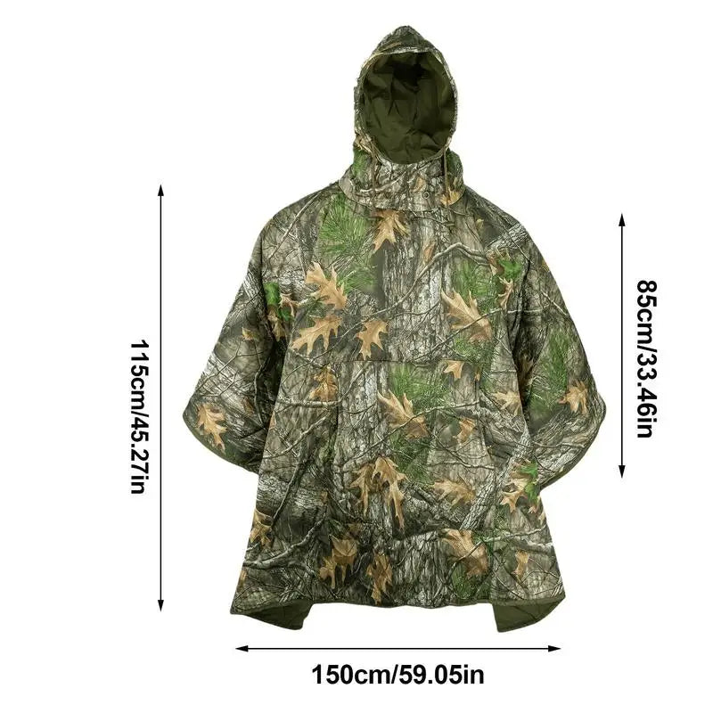 Outdoor Camping Cape Sleeping Bag Winter Wearable Cloak Blanket Soft Sleeping Bag Cloak Outdoor Sports Sleeping Bag Poncho