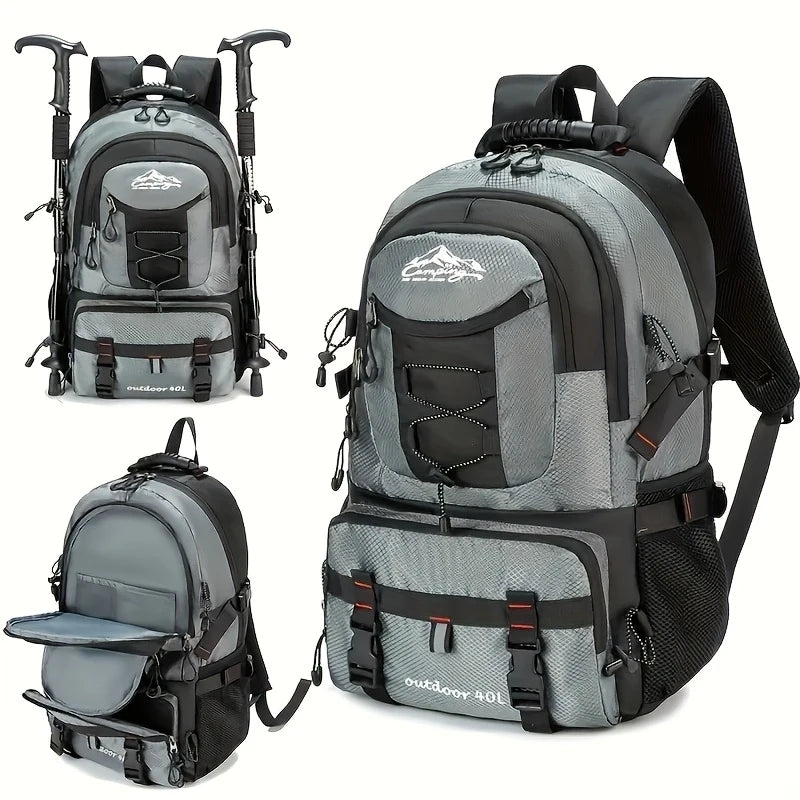 40L Hiking Backpack, Lightweight Camping Bag, Perfect for Outdoor Hiking and Daily Use from China