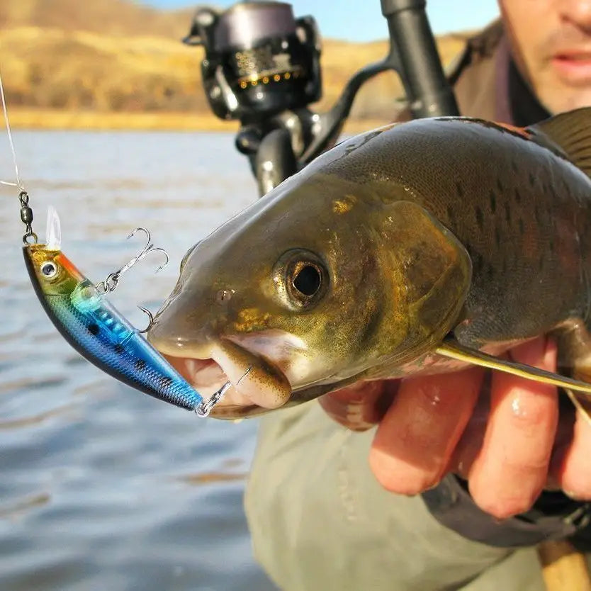 Fishing Lure Kit with Soft and Hard Bait