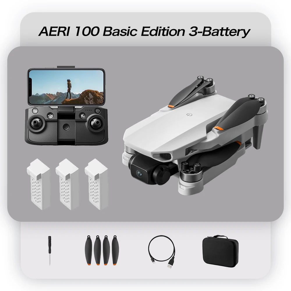 Lenovo Aeri100/Aeri100VR Remote Control Drone 5G WIFI RC Drone Quadcopter Obstacle Avoidance 8K HD Dual Camera FPV Mini Drone Toys from China