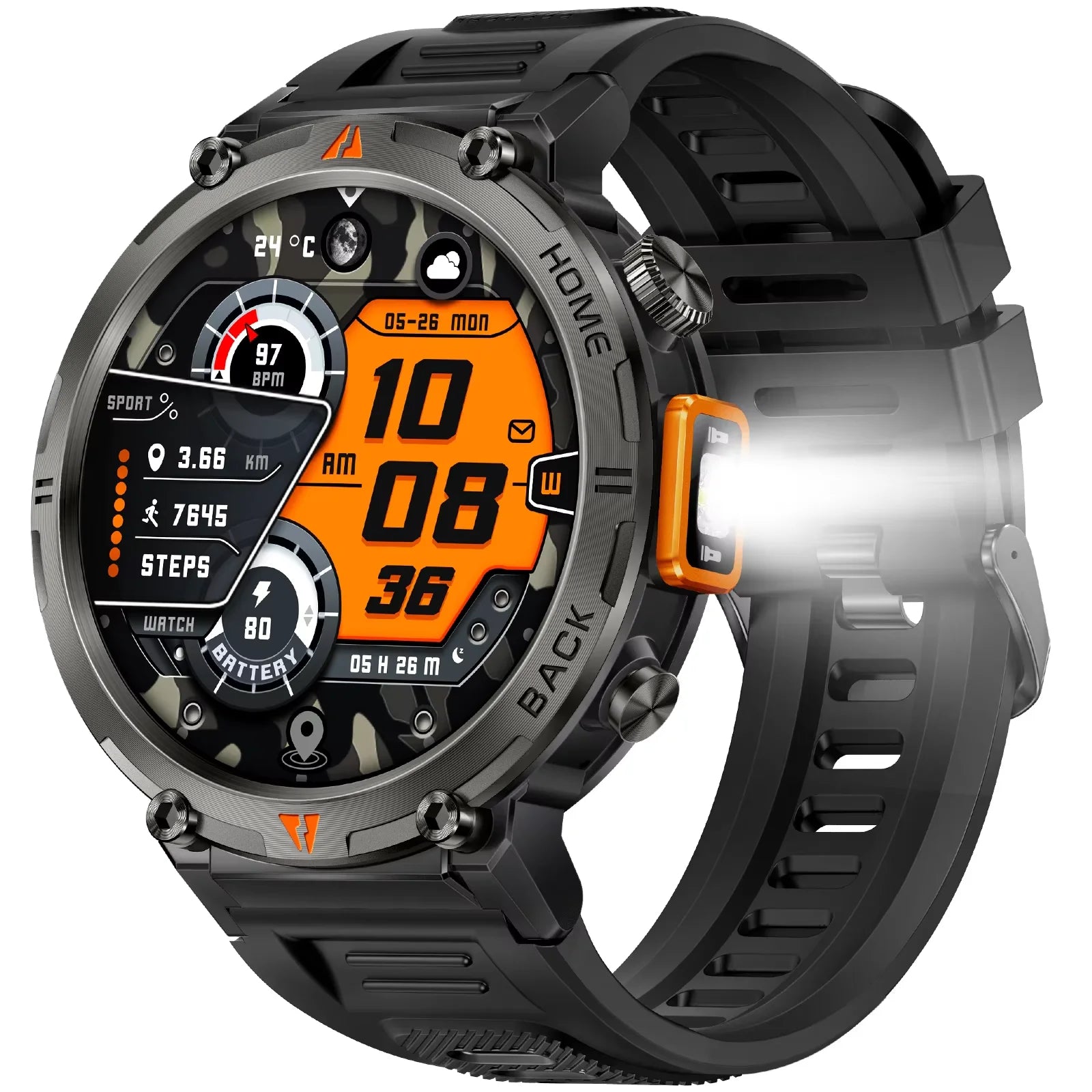 Waterproof Smart Watches with GPS, HD Activity Tracker and Heart Rate