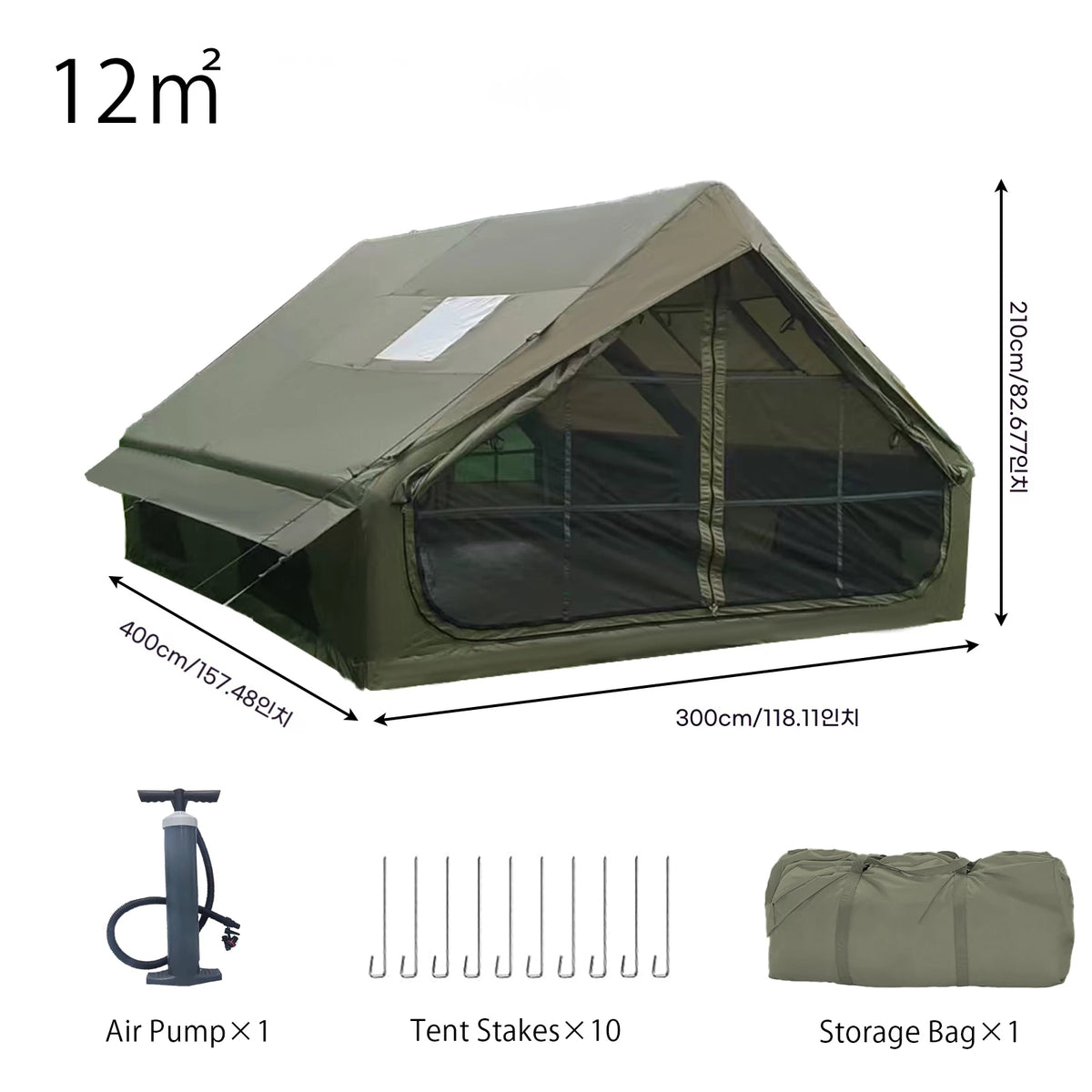 PAKICETUS Inflatable camping tent 4-8 people with windows portable water-resistant camping tent  Four season tents from China