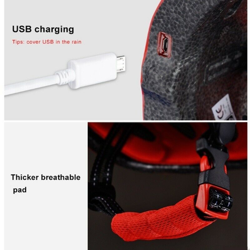 ROCKBROS MTB Road Bike Helmet Light Helmet Outdoor Night Cycling Ultralight EPS