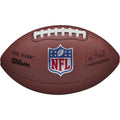 WILSON - F1825 NFL Official Replica Game FOOTBALL Composite Leather (Silver NFL Shield)