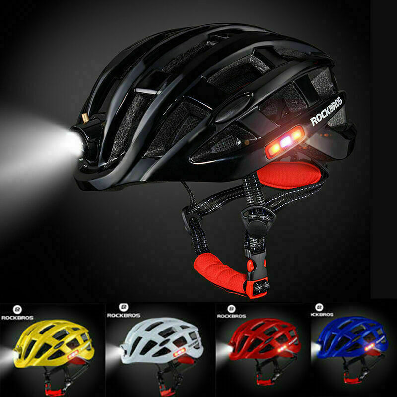 ROCKBROS MTB Road Bike Helmet Light Helmet Outdoor Night Cycling Ultralight EPS