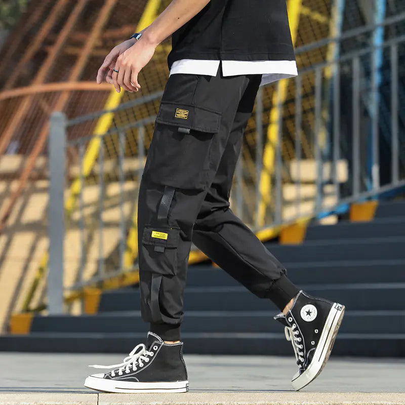 Cropped Cargo Trousers - # BOAA13410026