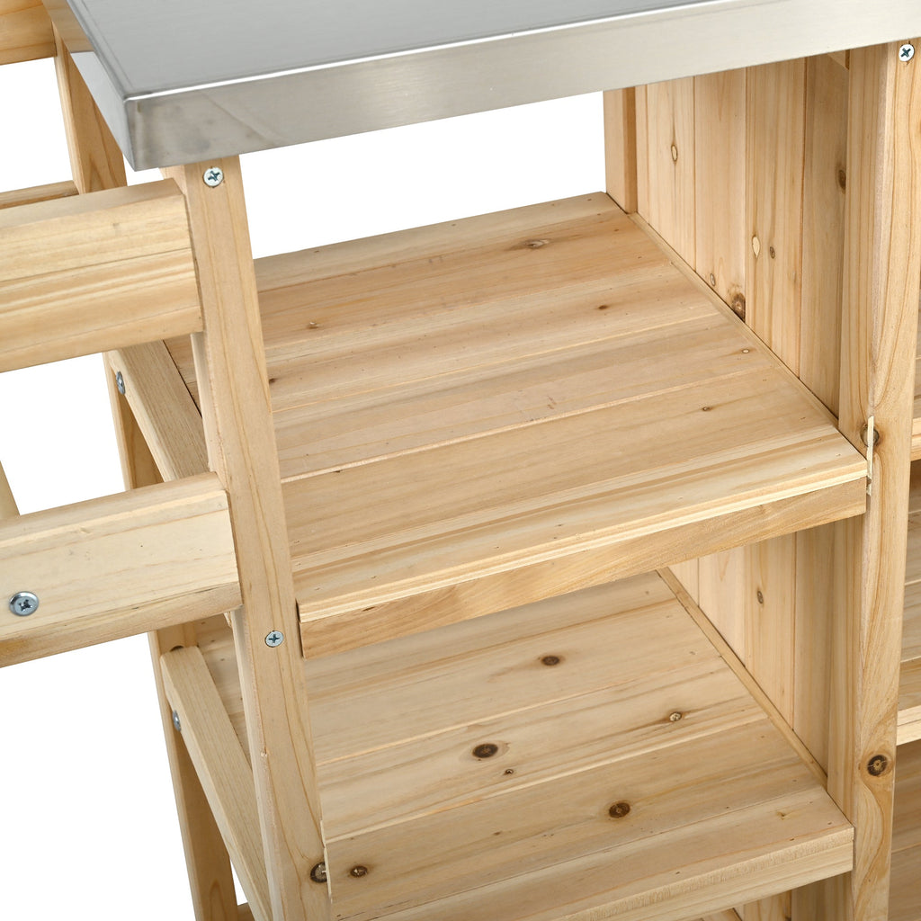 Foldable Outdoor Kitchen Island Patio Kitchen Island