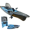 Blue-Gray Recon 10ft Propeller Drive Modular Fishing Kayak