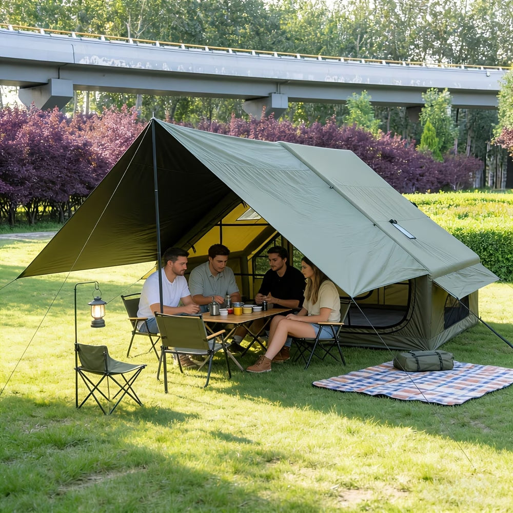 Inflatable Camping Tent for 4-6 Person,4 Season Camping Tent, Large Luxury Air Tent
