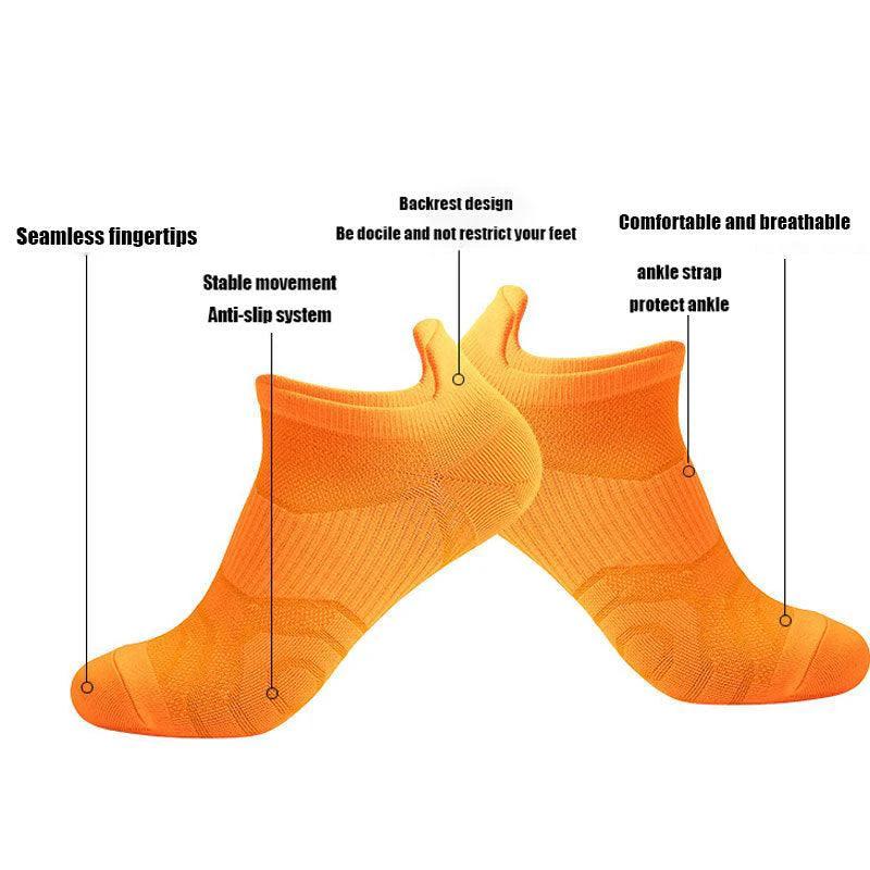 8 Pairs Women's Running Socks - Cushioned, Breathable & Anti-Odor for Outdoor Sports, Cycling & Hiking