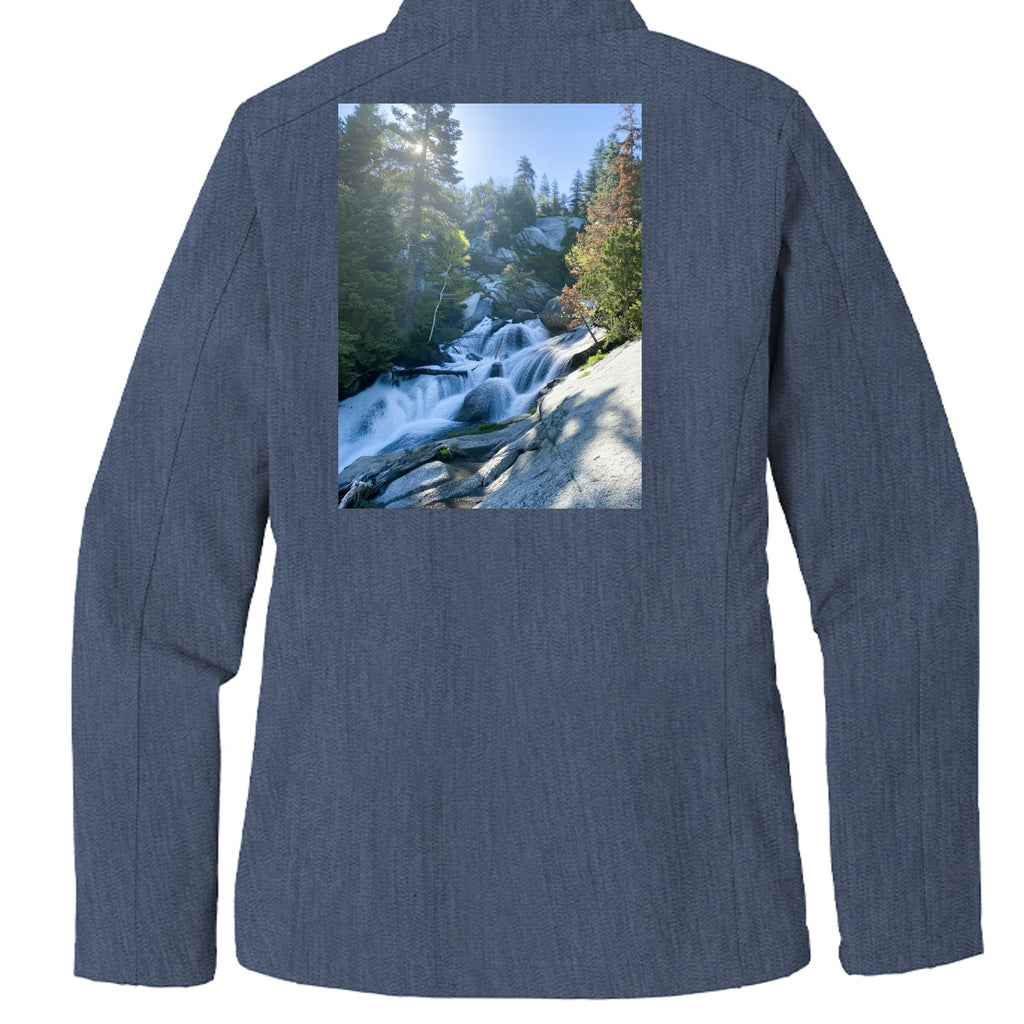 Navy Heather - L317 - BACK