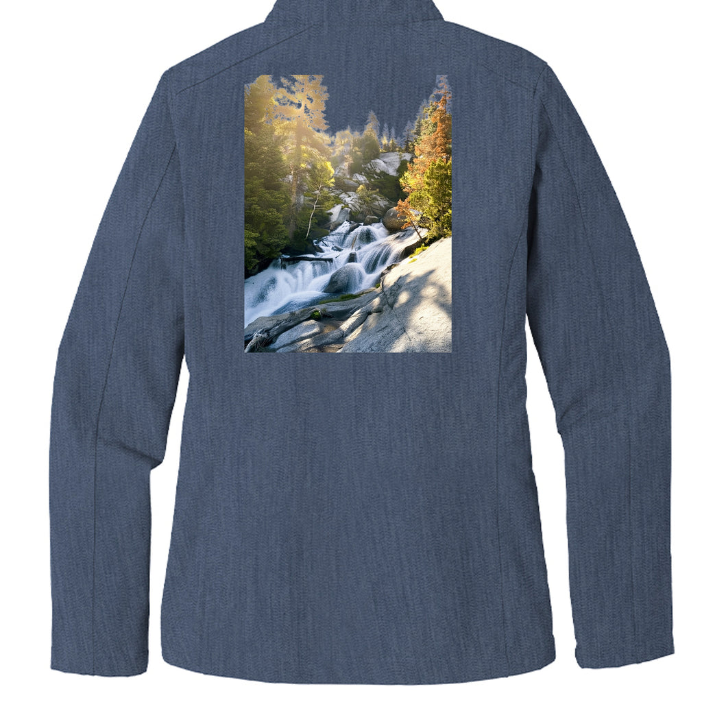 Navy Heather - L317 - BACK