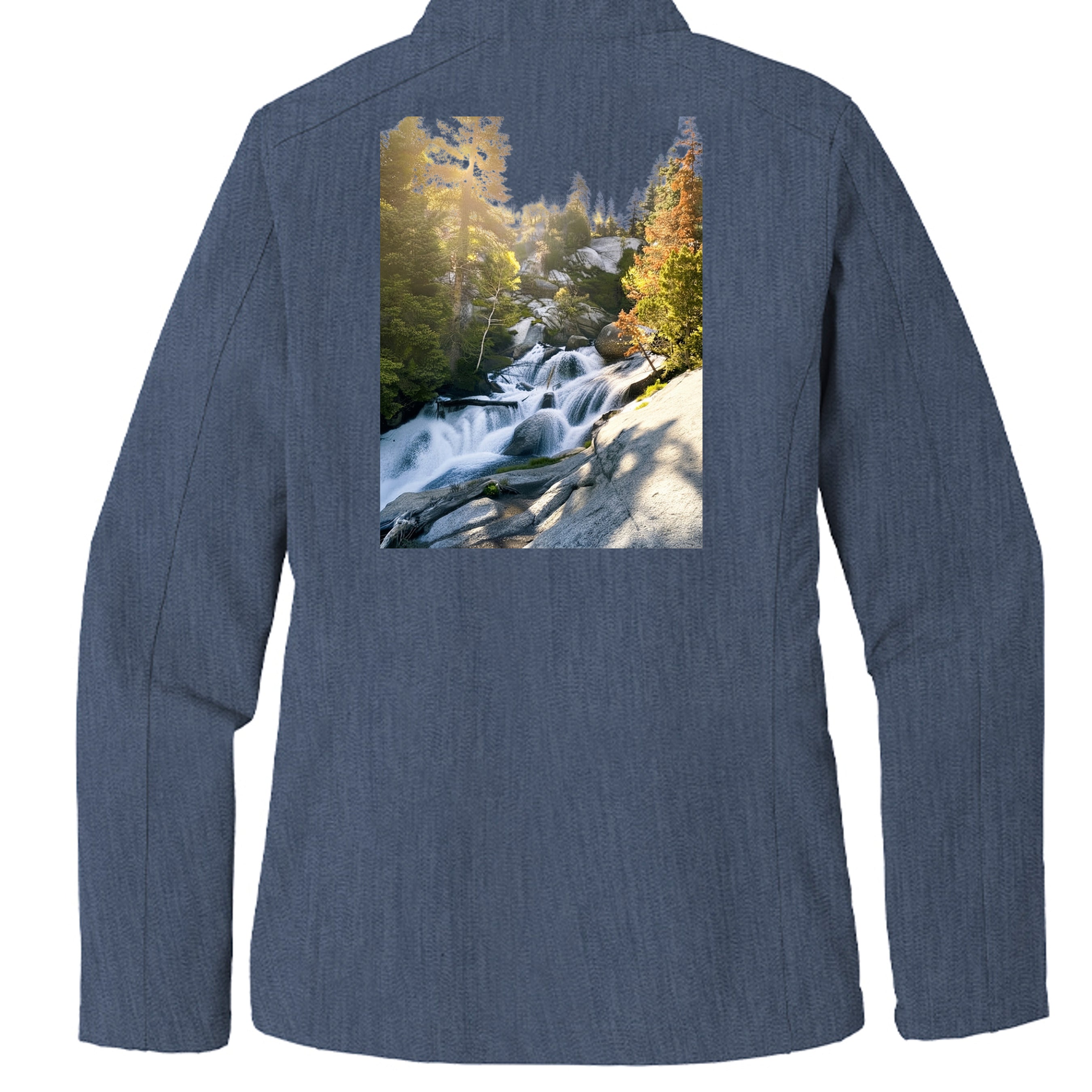 Navy Heather - L317 - BACK