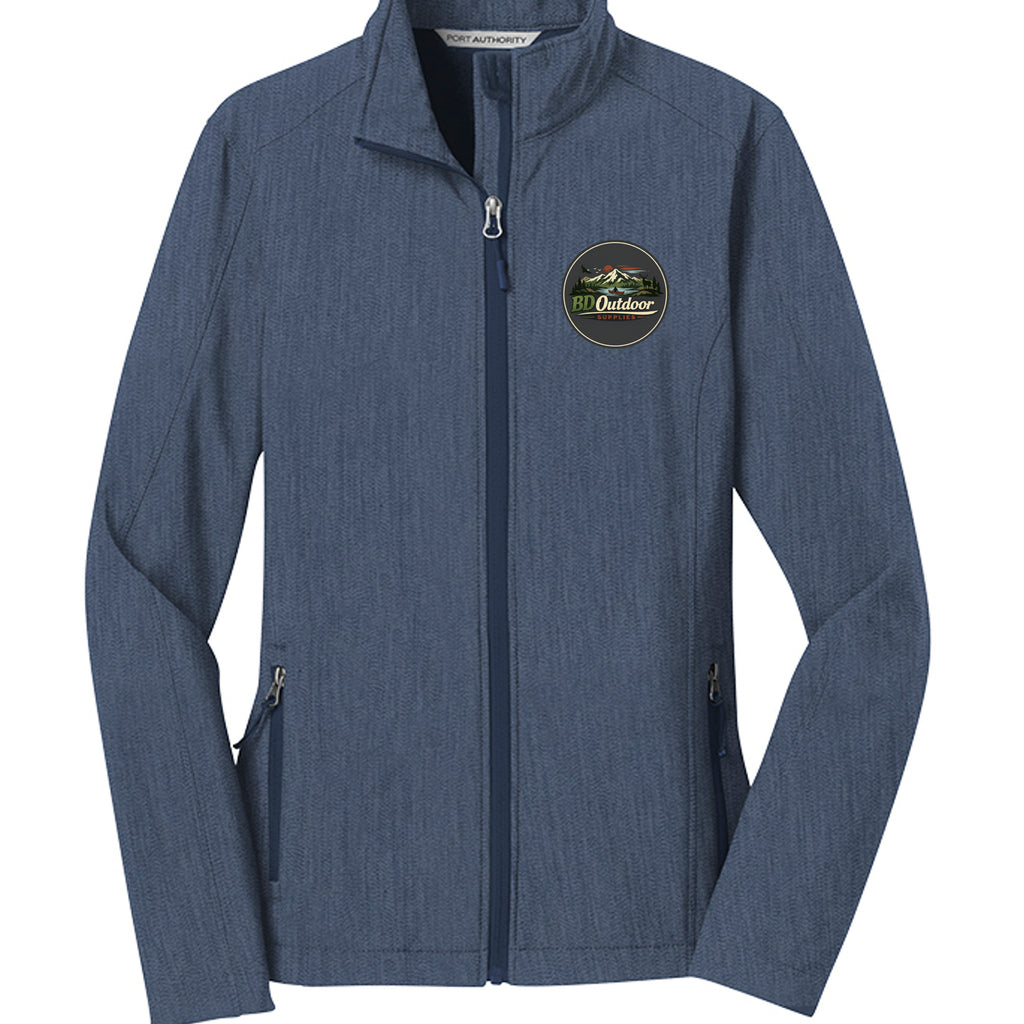Navy Heather - L317 - FRONT