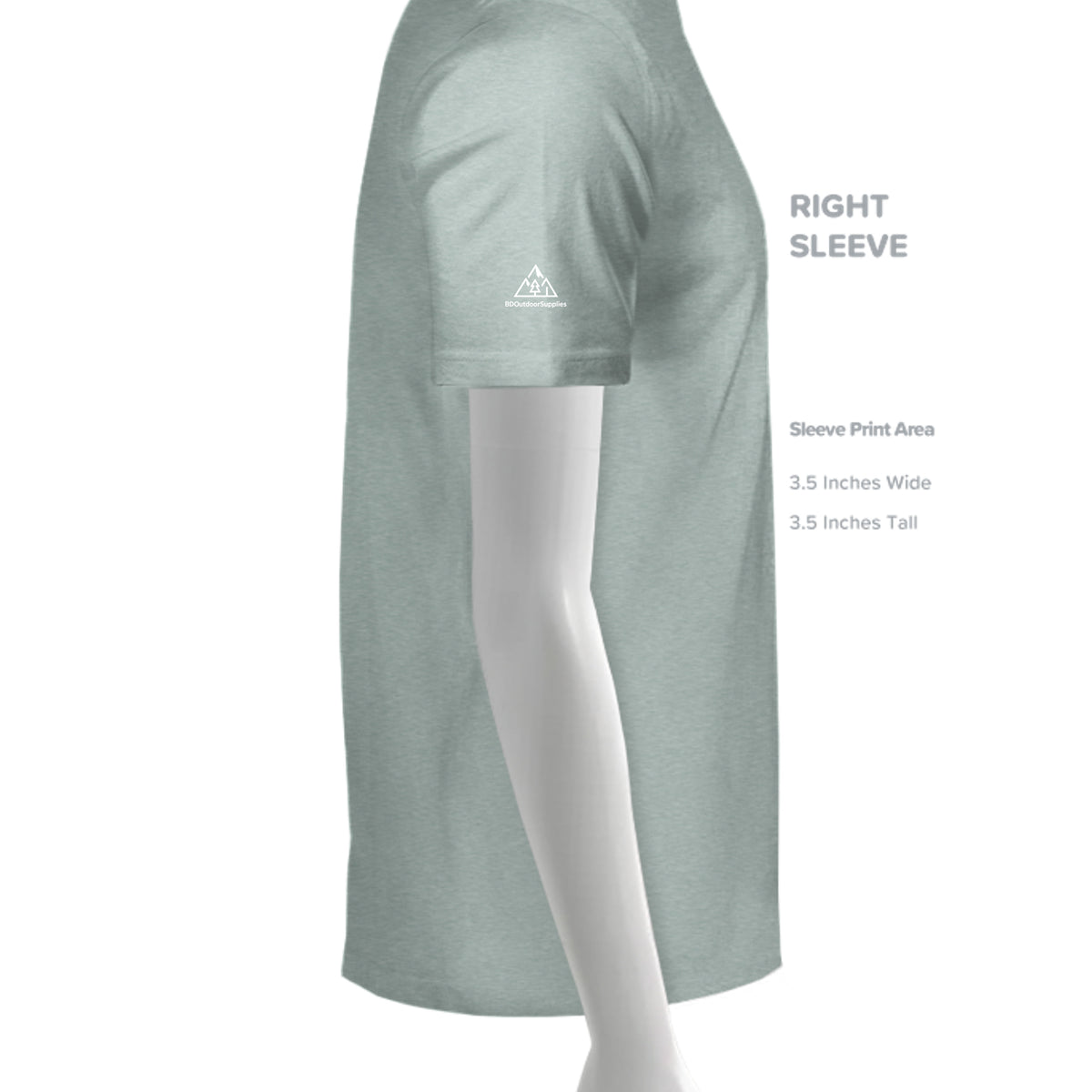 Dusty Blue Triblend - 3413C - SLEEVE_RIGHT