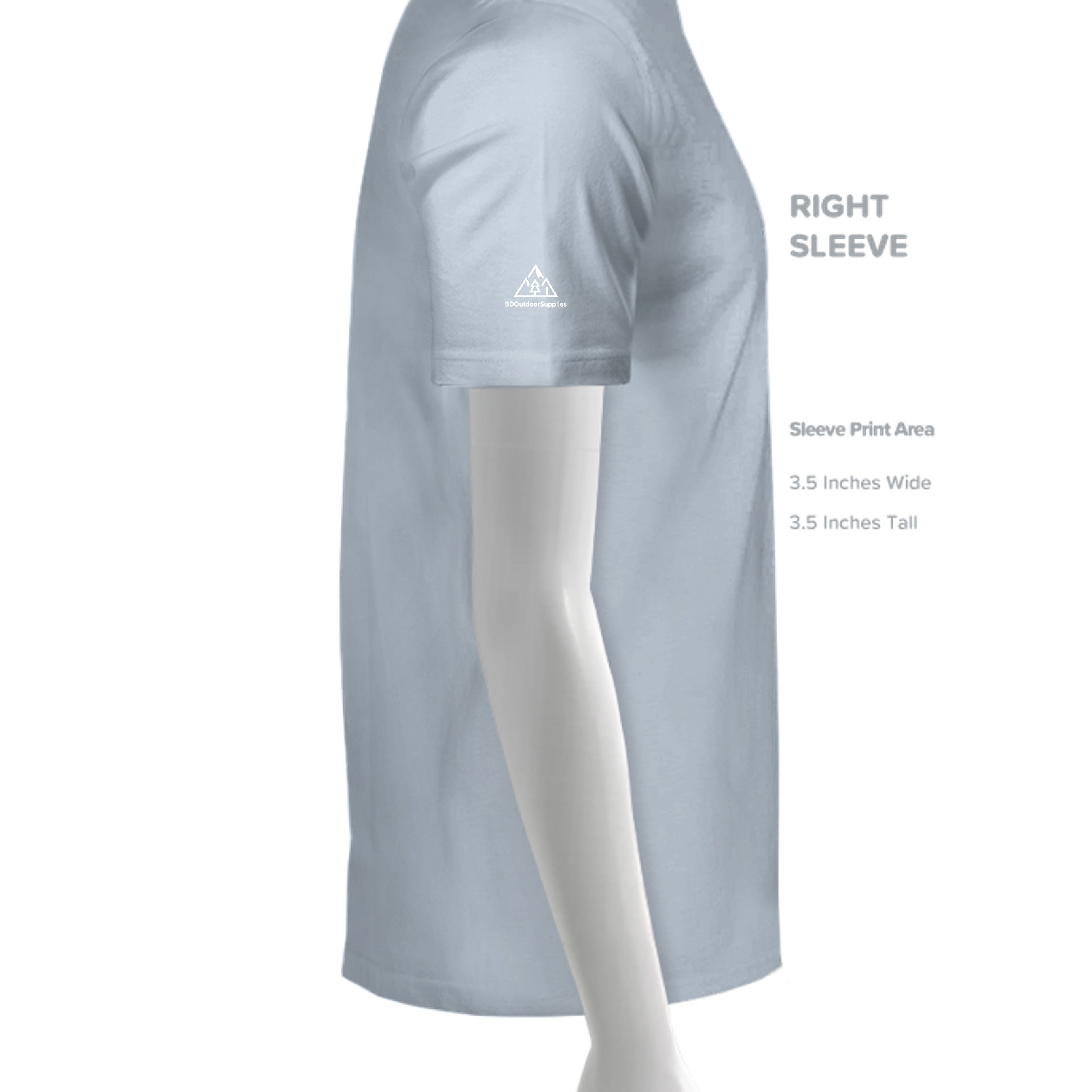 Solid Carolina Blue Triblend - 3413C - SLEEVE_RIGHT