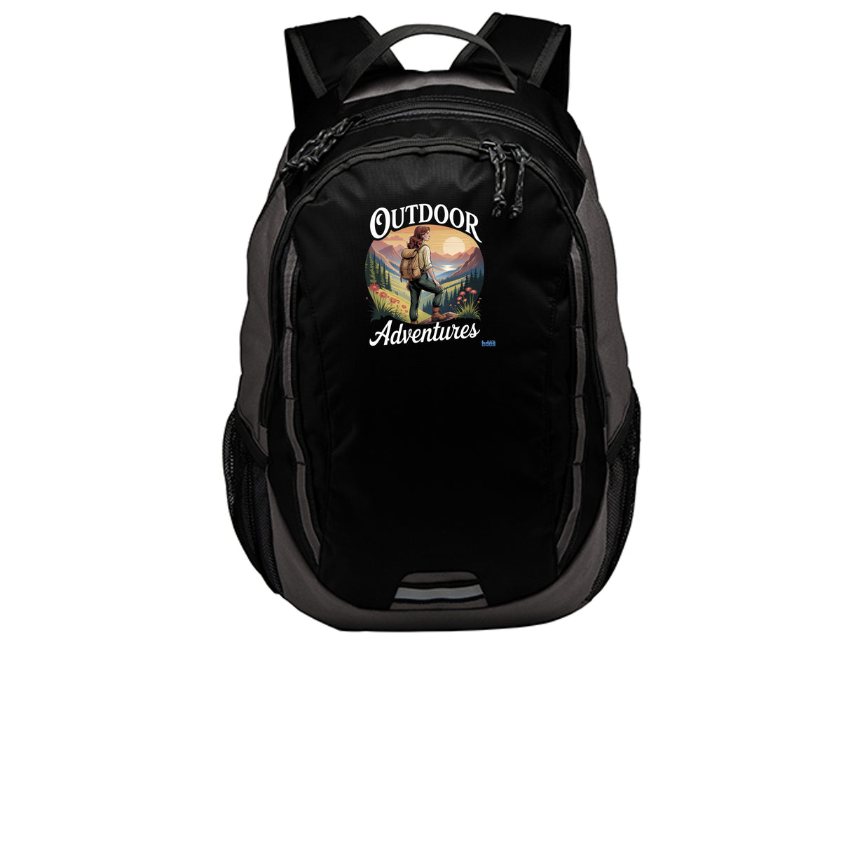Black/Dk Char - BG208 - FRONT