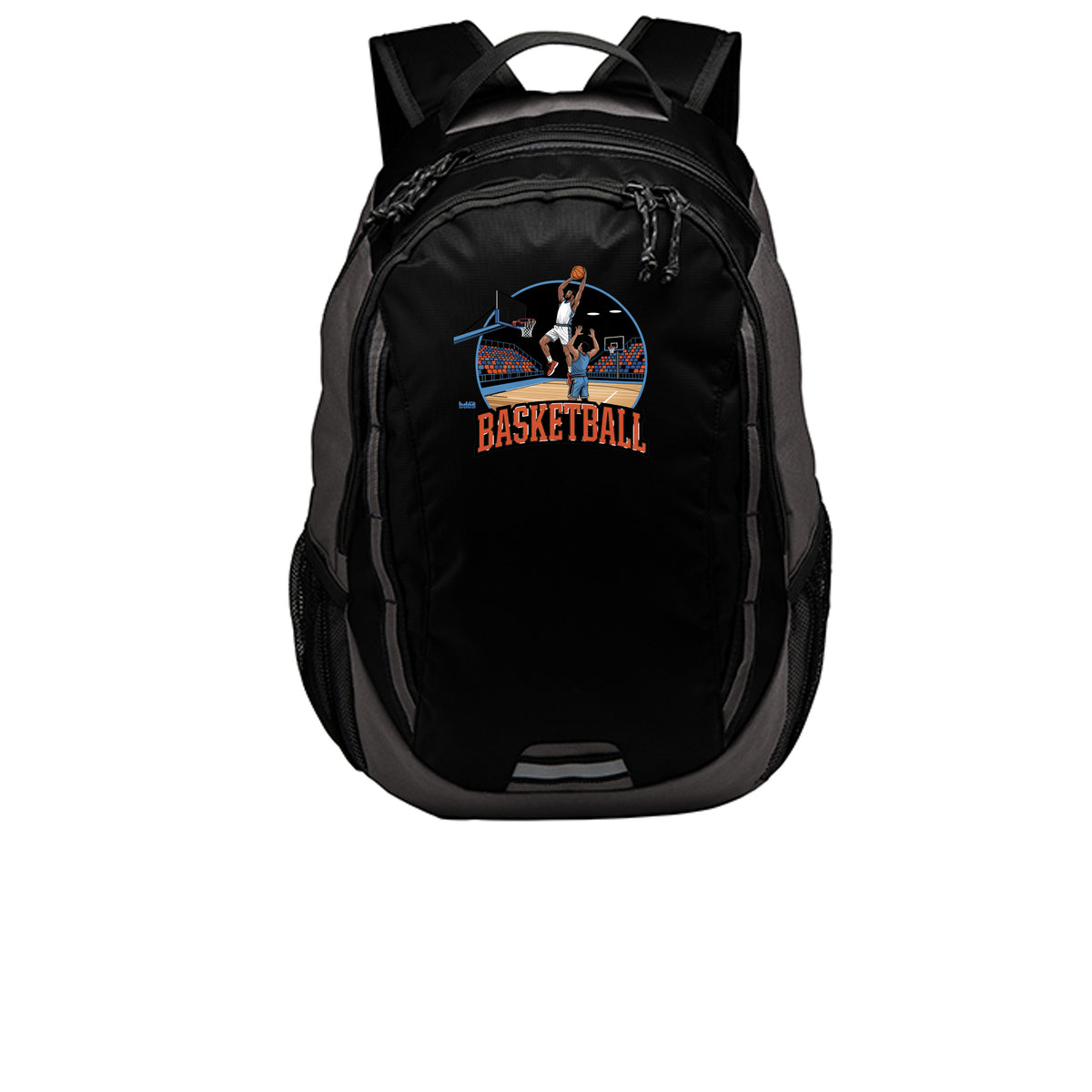 Black/Dk Char - BG208 - FRONT