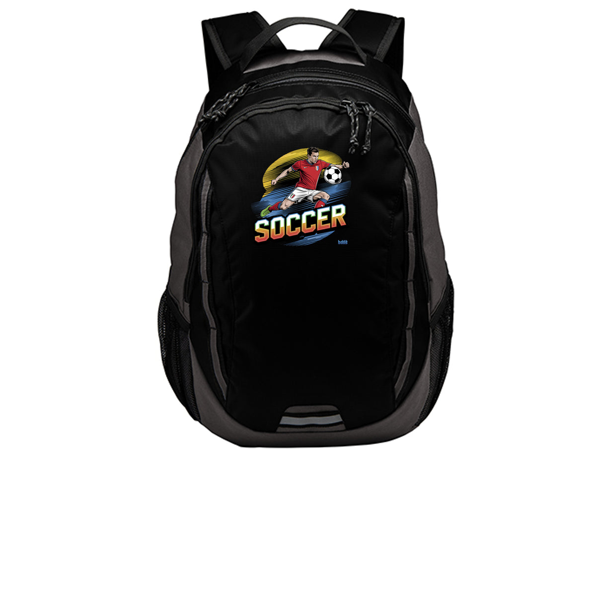Black/Dk Char - BG208 - FRONT