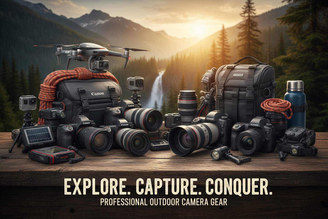 Outdoor Camera Gear Collection