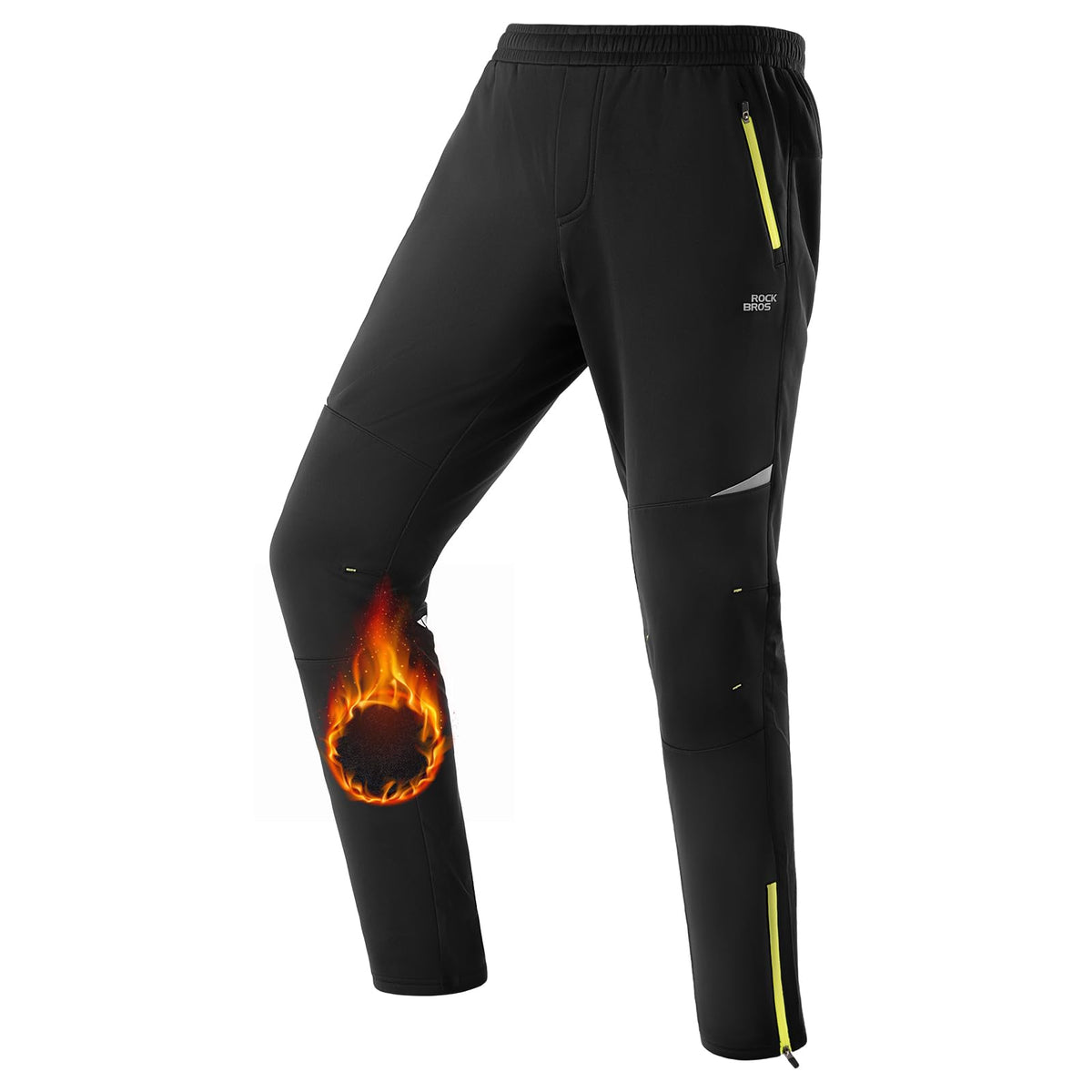 Winter Thermal Tights Windproof Bike Cycling Pants for Running Outdoor Hiking Gear